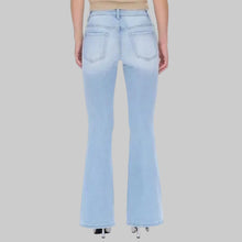 Load image into Gallery viewer, Bayeas Julia Mid Rise Flare Leg Jeans-Light Blue
