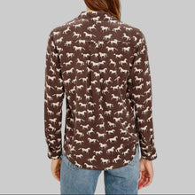 Load image into Gallery viewer, Rails Kate Shirt-Ivory Horses
