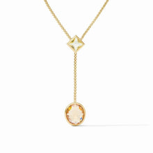 Load image into Gallery viewer, Julie Vos Gold Jolie Lariat Necklace-Multi Stone
