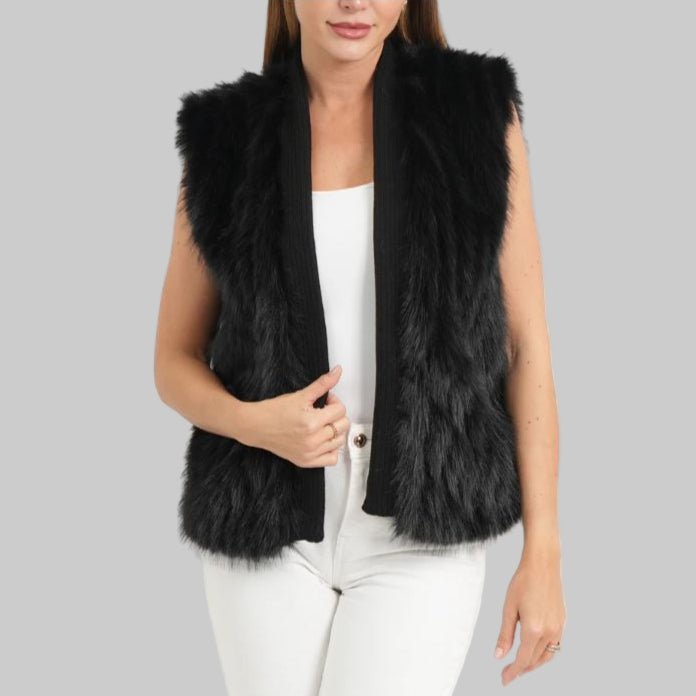 Love Token Kathy Vest-Black