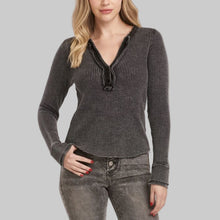 Load image into Gallery viewer, Dear John Luna Top-Black
