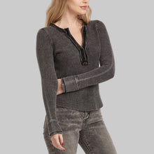 Load image into Gallery viewer, Dear John Luna Top-Black
