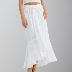 Talisman Magic Carpet Skirt- White