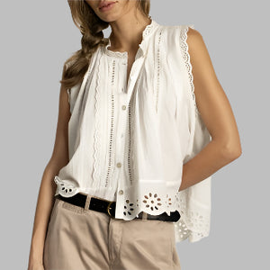 Dylan Malia Top-White