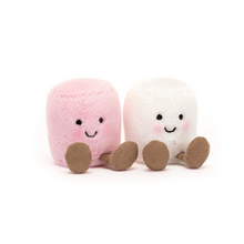 Load image into Gallery viewer, Jellycat Amuseables Pink And White Marshmallows
