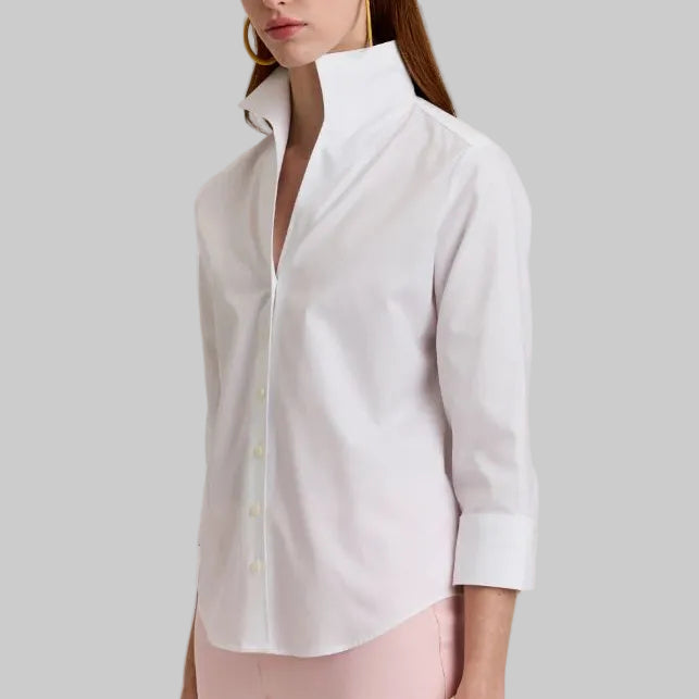 Hinson Wu Martha 3/4 Sleeve-White