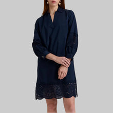 Load image into Gallery viewer, Hinson Wu Mona Bracelet Sleeve Dress-Navy
