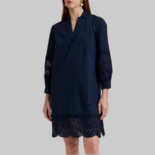 Load image into Gallery viewer, Hinson Wu Mona Bracelet Sleeve Dress-Navy
