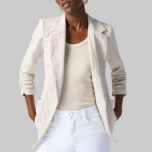 Load image into Gallery viewer, Joseph Ribkoff Woven Boxy Blazer-Moonstone
