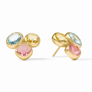 Julie Vos Kaleidoscope Statement Stud-Multi Stone