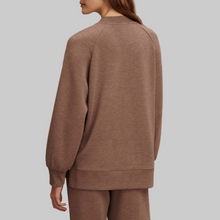 Load image into Gallery viewer, Varley Nicole Boyfriend Sweat- Deep Taupe Marl Fleck
