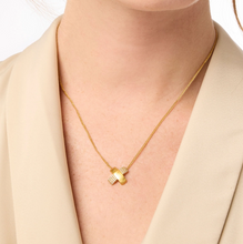 Load image into Gallery viewer, Julie Vos Catalina X Pavé Delicate Necklace
