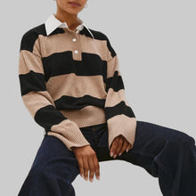 Load image into Gallery viewer, Rails Paxton Sweater-Oatmeal Black
