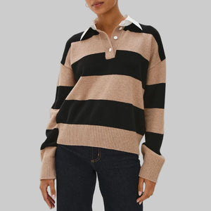 Rails Paxton Sweater-Oatmeal Black