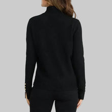 Load image into Gallery viewer, Brave + True Pilot Knit Sweater- Black
