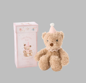 Elegant Baby Pink Birthday Bear Gift Box