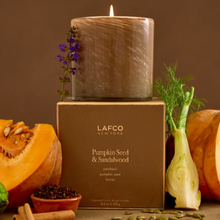 Load image into Gallery viewer, LAFCO Signature 15.5 oz Candle-Pumpkin Seed &amp; Sandalwood
