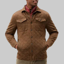 Load image into Gallery viewer, Johnnie-O Quilted Chore Coat - Russet
