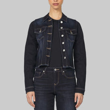Load image into Gallery viewer, Dear John Roselyn Denim Jacket-Daring Indigo
