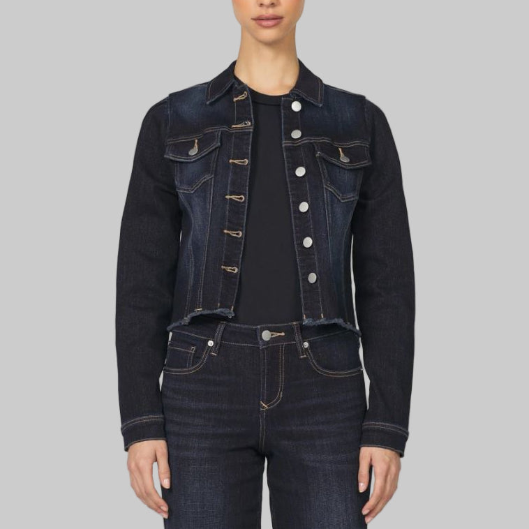 Dear John Roselyn Denim Jacket-Daring Indigo
