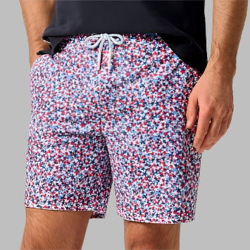Johnnie-O Seeing Stars Swim Trunk-Maliblu
