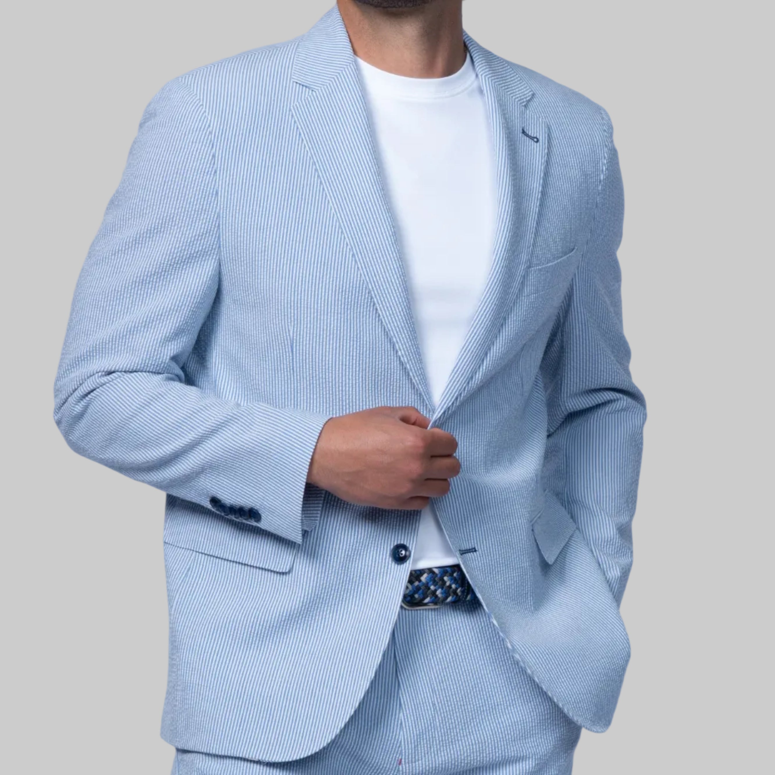 7 Downie St. Galveston Blazer- Blue