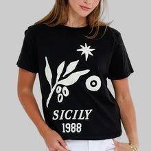 Load image into Gallery viewer, Sunny Somewhere Sicily 1988 Everyday Tee-Vintage Black
