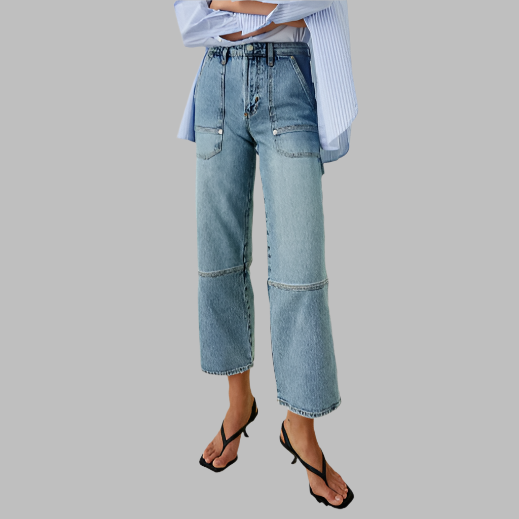 Rails Silverado Carpenter Crop- Blueprint