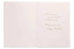 Niquea.D Sister Birthday Card- Flowers And Butterflies