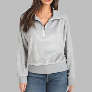 Dylan Skylar Half Zip-Soft Blue