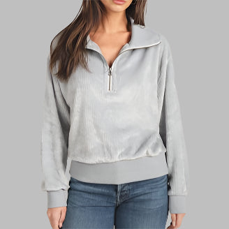 Dylan Skylar Half Zip-Soft Blue