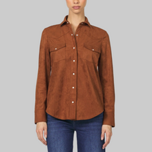 Load image into Gallery viewer, Dear John Star Shirt-Chocolate
