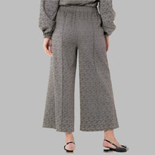 Load image into Gallery viewer, Emily McCarthy Teddy Crop Trouser-Black Tonal Monogram
