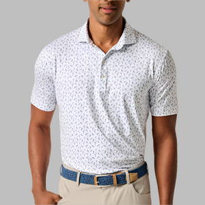 Johnnie-O Tini Print Polo-Lake