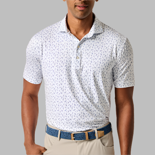 Johnnie-O Tini Print Polo-Lake