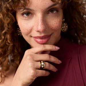 Julie Vos Tribeca Ring-Pearl