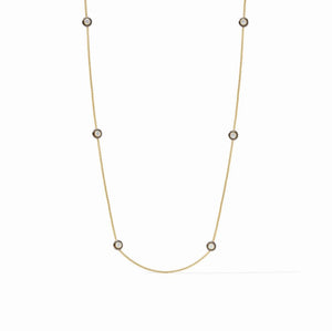 Julie Vos Tribeca Station Necklace-Cubic Zirconia