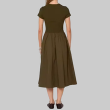 Load image into Gallery viewer, Velvet Heart Tumi Dress- Forest Night
