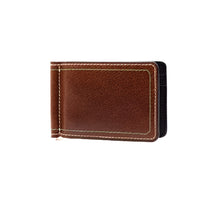 Load image into Gallery viewer, Martin Dingman Bill Water Buffalo CC Moneyclip-Burnt Cedar
