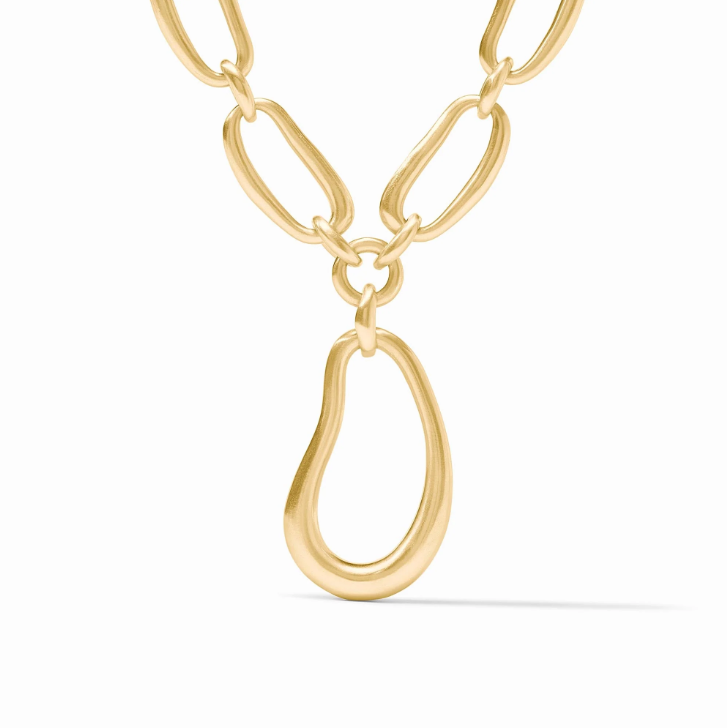 Julie Vos Wave Necklace-Gold