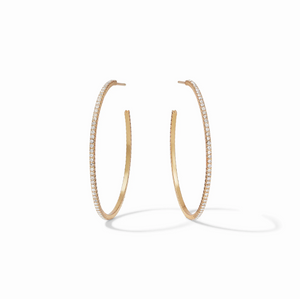 Julie Vos Windsor Hoop-Cubic Zirconia-Large