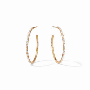 Julie Vos Windsor Hoop-Cubic Zirconia-Medium