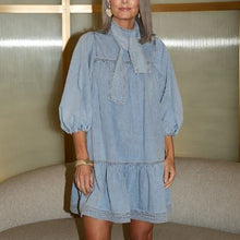 Load image into Gallery viewer, Brave + True Zelda Dress- Vintage Mid Wash
