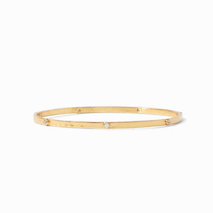 Julie Vos Crescent Bangle-CZ-Medium