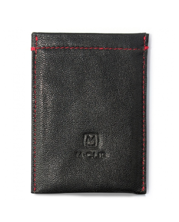 M-Clip Leather RFID Case - Black